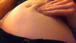 Request: Belly Noises - huge stuffed ramen belly