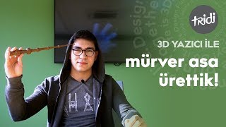 Harry Potter'ın Mürver Asasını 3D Printer ile Ürettik!  |  Tridi