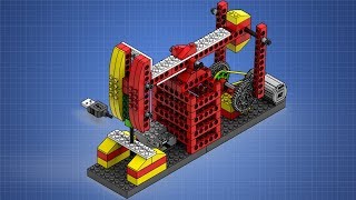 Модель "Нефтяная вышка". Инструкция по сборке. LEGO WeDO.