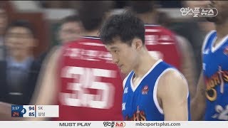 【HIGHLIGHTS】Bun Kihoon H/L | Knights vs Thunders | 20180218 | 2017-18 KBL