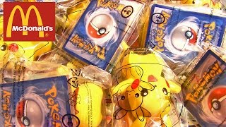 Ouverture de 12 Surprises Pokémon McDonald's - Des Cartes Pokémon EXCLUSIVES !