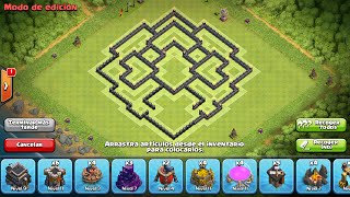 DISEÑO ALDEA TH9 FARMING ''ACTUALIZACIÓN'' Mejor Diseño Ayuntamiento 9 Farming! Clash of Clans