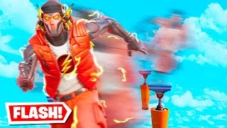Playing the *New* 25 Level FLASH Deathrun... (Fortnite Creative)