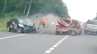Russian Car crash compilation August week 1