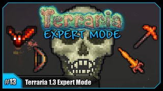 Let's Play Terraria 1.3 Expert Mode (PC) || Expert Mode Skeletron Boss Battles! [Episode #13]