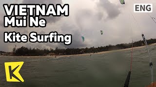 【K】Vietnam Travel-Mui Ne[베트남 여행-무이네]파도 높은 해변, 카이트 서핑/Kite Surfing/Wave/Beach