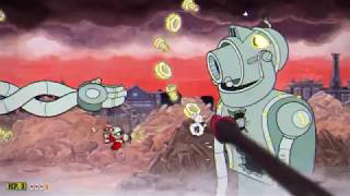 Cuphead - Dr. Khal's Robot - Knockout during Phase 1 tutorial