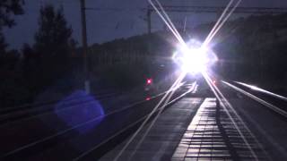 Спящий Электровоз ЭП20-001 с двухэтажным ТВЗ поездом № 103 Адлер - Москва