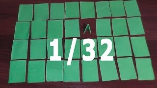 Как сделать модуль 1/32-ая для модульного оригами для начинающих