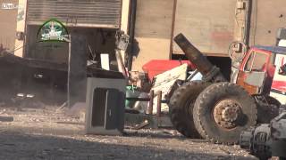 Syria, Brutal hell cannon vs empy building