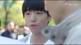 《小别离》TFBOYS独家花絮02：张子枫和三只片场初见对戏