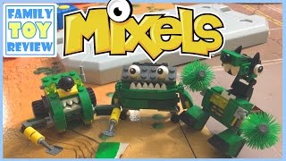 LEGO MIXELS Series 9 Trashoz MAX - Gobbol Compax Sweepz Opening Build Review Lego 41572 41573 41574