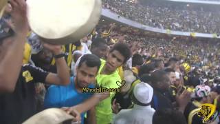 لحظة انفجار المدرج في الدقيقة 70 + كوكتيل من الطرب مباراة الاتحاد والوحدات HD