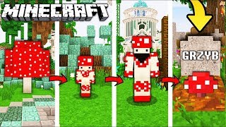 ŻYCIE GRZYBA W MINECRAFT || OD NARODZIN DO ŚMIERCI