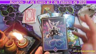 Acuario- 27 de enero al 2 de febrero de 2020