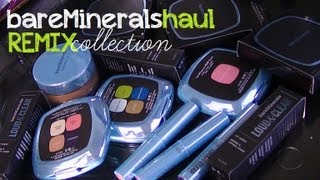 HUGE BareMinerals Haul: REMIX Collection, Skincare, etc