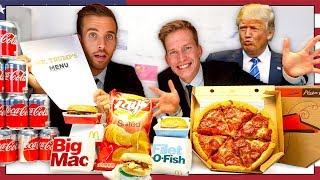 Detta äter Donald Trump under en hel dag!