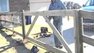 How to Build a Wood Ranch Rail With Wire Horse Fence