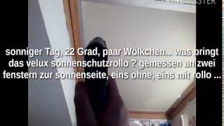 Velux Hitzeschutz Markise, was bringt die ?