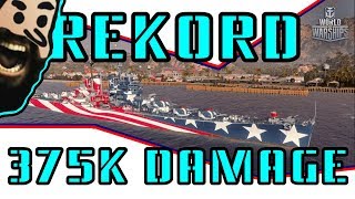 Worcester | 7 Kills | 375k Damage | 7 medals | LOSS || World of Warships