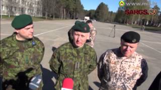 Itālijā izvietotie ASV 173.kājnieku brigādes karavīri ierodas Ādažu bāzē
