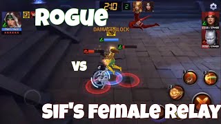 Rogue vs Sif Female Relay - Shadowland Floor 11 Solo | Marvel Future Fight