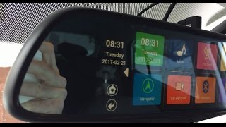 Junsun 7 Q6 AllWinner A33 - обзор автомобильного зеркала с камерой заднего вида
