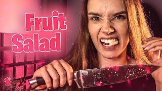 ASMR Fruit Salad Slicing, Crushing, Chewing - *NO SPEAKING* ?? #ASMR #Slicing 2/100