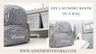 HOME & SMALL SPACE ORGANIZING | DIY Laundry Room In A Bag
