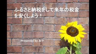 【節税】ふるさと納税で来年払う税金を減らそう！