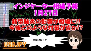 1月27日　5分でわかるUSDJPY相場予想