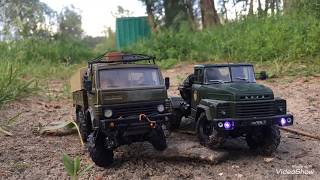 RC КрАЗ-260 и RC КамАЗ радиоуправляемые модели в масштабе 1:43