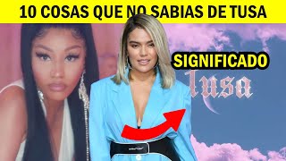 10 cosas que no sabias de TUSA de KAROL G y NICKI MINAJ