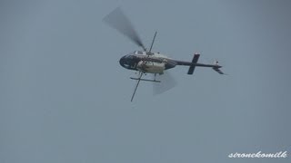 [HD]超低空飛行!!有人ヘリコプターのアクロバット農薬散布 Aerobatic Pesticide spraying of helicopter[航空防除]