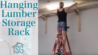 Hanging Lumber Storage Rack