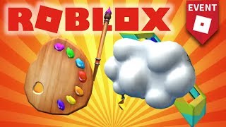 How To Get POWER PAINTBRUSH and CLOUD MESSANGER BAG!! (Roblox Imagination Event 2018)