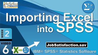 Importing Excel Data into SPSS – SPSS for Beginners (2-6)