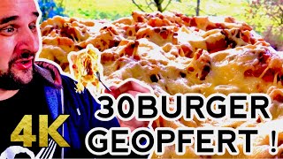 XXL MC DONALDS CHEESEBURGER AUFLAUF vom GRILL - Das ungesündeste Essen der Welt —- Klaus grillt