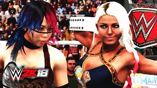 WWE 2K18 Asuka vs Alexa Bliss SURPRISE ENDING (WWE 2K18 Early Look)