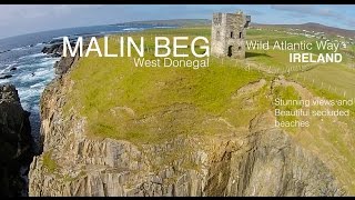 Malin Beg West Donegal - from the air...