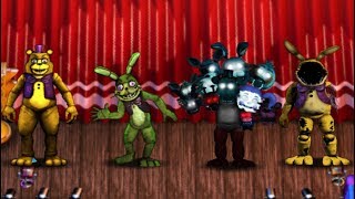 (FNAF6 Mod) Brand New! FNaF VR Animatronics Showcase - FFPS