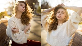 How To Shoot Golden Hour Portrait with 50mm F1.4 Lens + Editing Tutorial