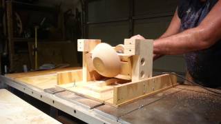 SIMPLE JIG! turns a "bowl" on  "tablesaw"!