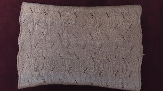 Вязание шарфа-снуда спицами для новичков.Схема. Видео урок.