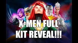 X-MEN FULL KIT REVEAL! - Includes Legendary Unlock Requirements for Phoenix - Marvel Strike Force