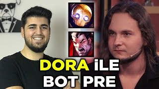 DORA İLE BOT PRE KEYFİ! DARIUS ADC & BLITZCRANK ALT KORİDOR