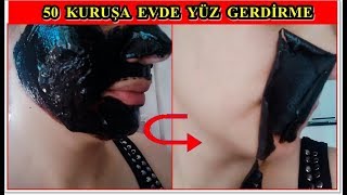 EVDE YÜZ GERME#AMELİYATSIZ GENÇLEŞME MASKESİ#jelatin maskesi