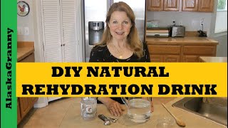 DIY Natural Rehydration Drink Homemade Electrolyte Recipe Coronavirus cold flu