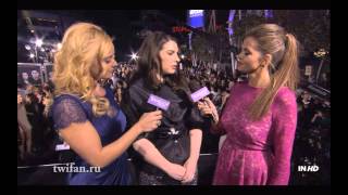 Michael Sheen, Stephenie Meyer. Breaking dawn part 2 premiere Interviews
