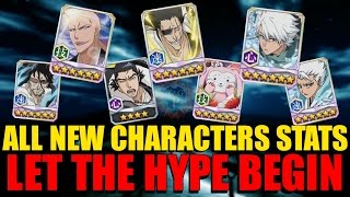 Bleach Brave Souls - NEW 5/6 STAR KENPACHI/IKKAKU/TOSHIRO STATS! SO MUCH MORE!